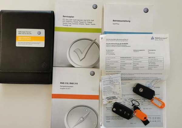 Volkswagen Golf Plus cena 33900 przebieg: 168647, rok produkcji 2012 z Złotoryja małe 781